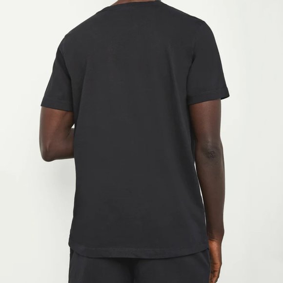 Onia Garment Dyed Jersey T-Shirt Short sleeve Black Size M - Picture 2 of 5